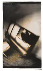 Bernhard Blume, Aus: Im Wahnzimmer (Fliegen für Bazon), 1984, Fotografie