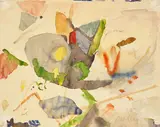 Herbert Boeckl, Ohne Titel, 1949, Aquarell auf Bütten