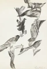 Andreas Urteil, Figuration, 1960, Tusche auf Papier