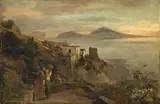 Oswald Achenbach, Am Golf von Neapel (Studie)