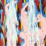 Salomé, Rote Dusche, 1988, Acryl auf Leinwand