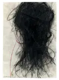 Übermalung Klimt by Arnulf Rainer, 1981, Farbkreide und Graphit über Heliogravüre auf leicht genarbtem Papier, sold May 2014
