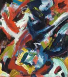 Helmut Sturm, Ohne Titel, 2004, Öl auf Holz