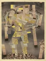 Sterntänzer – Gesellenstück des Künstlers by Ludwig Hirschfeld-Mack, 1922, Farblithografie auf Bütten, sold May 2019
