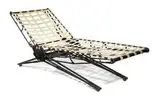 Adjustable chaise lounge by Osvaldo Borsani, 1957, Enameled steel, rubber webbing, sold Oct 2012