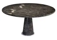 Dining table by Emmanuele Zenere, c. 1990, Black marquina marble, sold Oct 2012