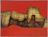 Edmond Kohn, Untitled, 1963, Mixed media on canvas