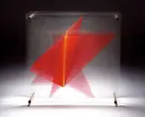 Ary Brizzi, Untitled (Sculpture), 1978, Colored 4-pane Plexiglas construction