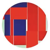 Ilya Bolotowsky, Red and Blue Tondo