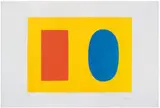 Orange and Blue over Yellow by Ellsworth Kelly, 1964-65, Lithograph, sold Oct 2011