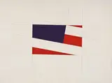 Noah Shain, Flag, c. 1990s, Pencil and watercolor on paper