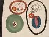Untitled by Tancredi Parmeggiani, c. 1955, Mixed media on paper, sold Oct 2011