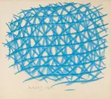 Piero Dorazio, Untitled, 1964, Gouache on paperboard
