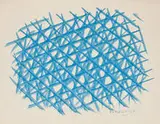 Piero Dorazio, Untitled, 1964, Gouache on paperboard