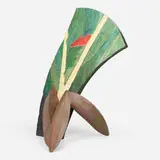 Wendell Castle, It's Up to You desk, 1994, acrylic-painted jelutong, anigre veneer, and mahogany