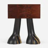 Grog cabinet by Wendell Castle, 1991, rosewood, ebonized and gilt mahogany, sold Sep 2023