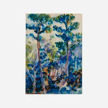 Wharton Esherick, Fairhope, 1920, watercolor on paper laid to board