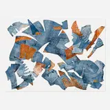 Albert Paley, Untitled (Burning Bones Press), 2015, large-format monoprint