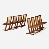 Mira Nakashima, Conoid chairs, set of eight