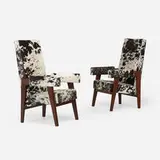 Le Corbusier and Pierre Jeanneret, Armchairs from the High Court and Assembly, Chandigarh, pair