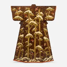 John Cederquist, Bamboo in Winter cabinet, 2001, mixed wood inlay, aniline dye