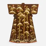 John Cederquist, Bamboo in Winter cabinet, 2001, mixed wood inlay, aniline dye