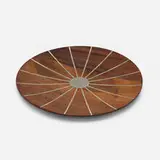Phillip Lloyd Powell and Paul Evans, Charger, 1956-57, walnut, pewter
