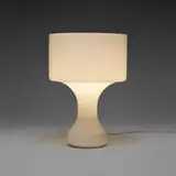 Enrico Capuzzo, Sebenica table lamp, c. 1965, cased glass, painted aluminum