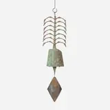 Paolo Soleri, Windbell, c. 1975, patinated bronze, copper
