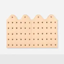 Thomas Barger, Queen-size headboard, c. 2020, paper, sawdust, paint, and polyurethane over wood