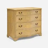 Modern, Cabinet, c. 1975, vellum over wood, brass