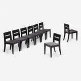 Christian Liaigre, Archipel chairs, set of eight
