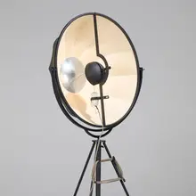 Floor lamp by Mariano Fortuny, enameled steel, chrome-plated steel, fabric, sold Nov 2025