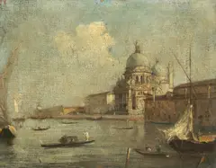 Venetian School, The Grand Canal, Venice, oil on canvas