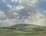 Frank Wootton, View of the South Downs, Sussex