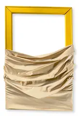 Michael Buthe, Ohne Titel, 1968, Kunststoff auf Holzrahmen