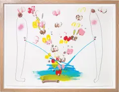 Mika Rottenberg, Rr08, 2019, Grafit, Acryl und Farbstift auf Papier