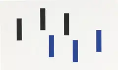 Andreas Brandt, Schwarz - Dkl.Blau, 2000, Öl und Acryl auf Leinwand