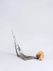 Franz Bernhard, Kleine Sitzerin, 1984, Eisen und Holz