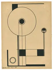 Peter Röhl, Ohne Titel, 1922, Tuschpinsel und -feder auf Papier