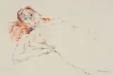 Joyce Treiman, Nude Study, c. 1960-70, Pastel drawing on paper