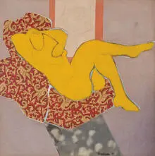 Jerrold Burchman, Untitled (Nude), 1966, Mixed media collage