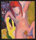 Sheila Wrono, Untitled (Nude), 1964, Oil on panel