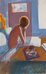 Sherman Labby, Sunday Morning, c. 1965-75, Oil on canvas