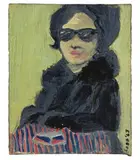 Vernon Lobb, Untitled (Portrait), 1963, Oil on board