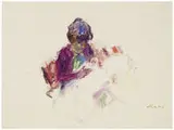 Wolf Kahn, Mother & Child