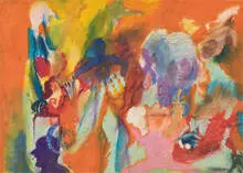 Reif, Untitled (Abstract composition), 1964, Gouache on paper