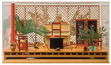 The Dancing Lessons: The Reconciliation of Yes and No by Roland Reiss, c. 1977, Mixed media in Plexiglas case, sold Oct 2011