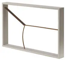 Loren Madsen, Untitled (sculpture), c. 1977, Plywood construction in painted wood frame