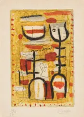 Roger Bissière, Untitled (Abstract composition), c. 1955-60, Etching